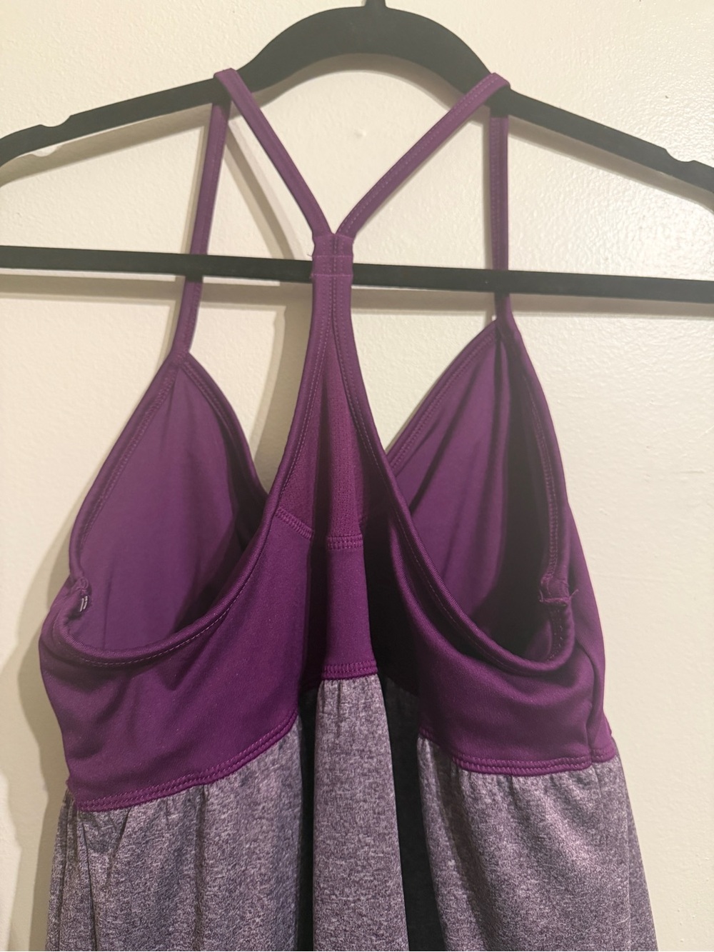 Champion Purple & Gray Seamless Sports Tank with Built-In Support - Picture 7 of 9